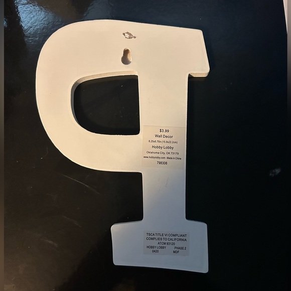 NWT letter P - Picture 2 of 2